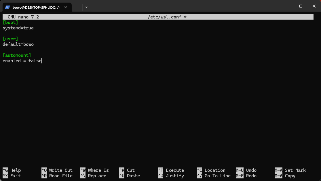WSL nano set